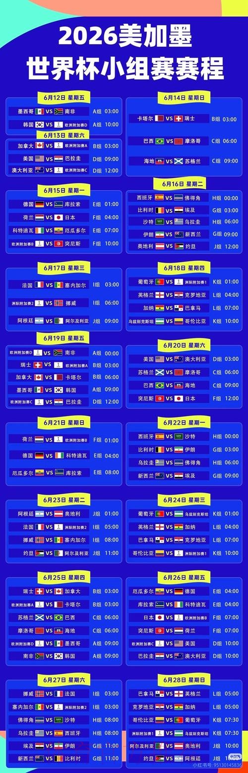 2026世界杯直播一览全程直播免费观看 2026世界杯直播一览全程直播免费观看